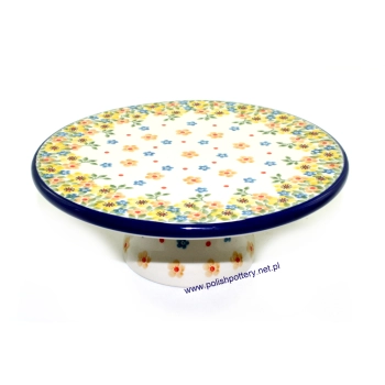 Tortownica mała Ø20cm dek. 2225X Żółte kwiaty